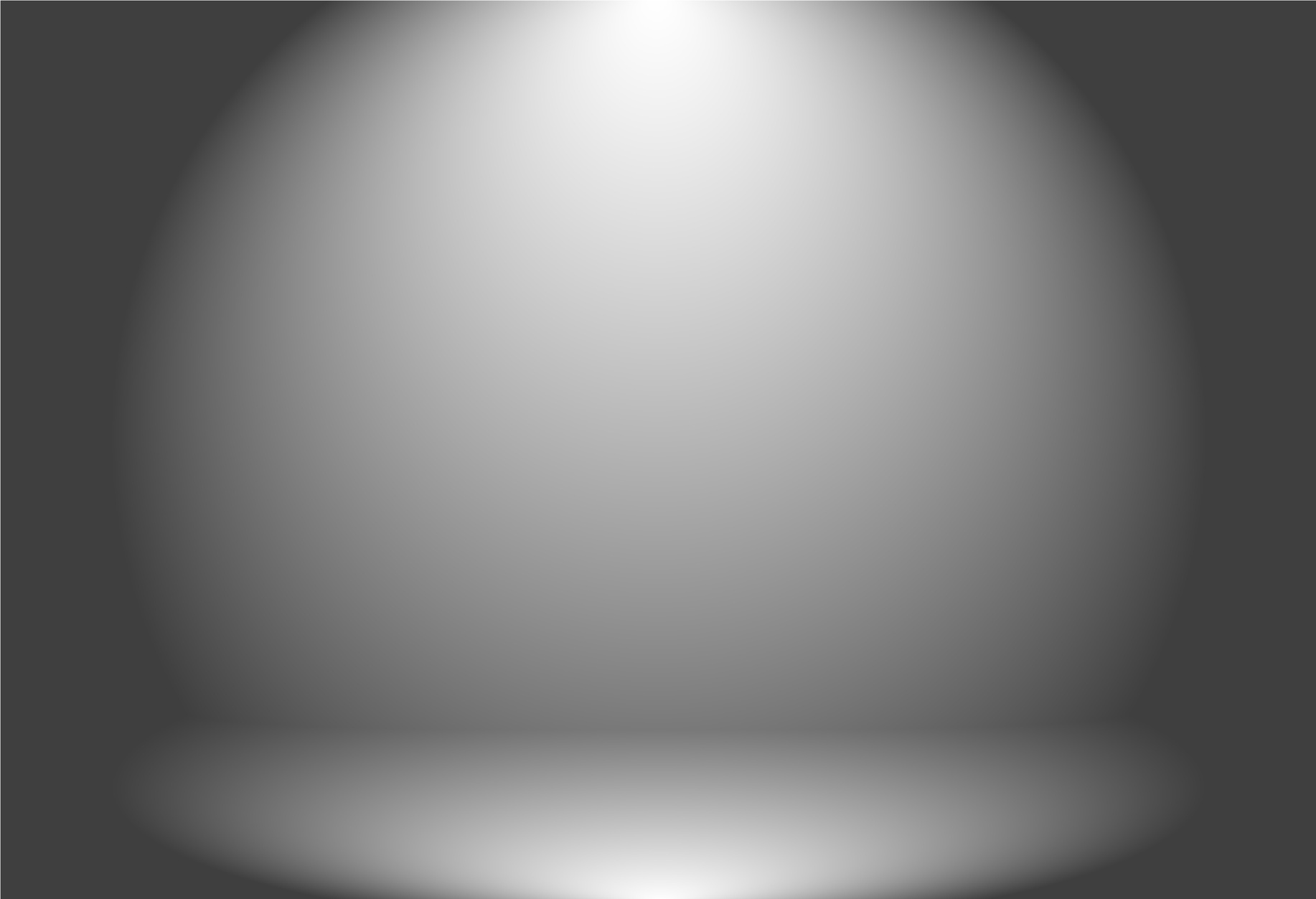 Spotlight on Gray Background